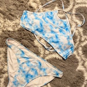 Cloud print swimsuit